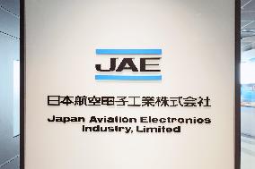 Japan Aviation Electronics (JAE) signage and logo